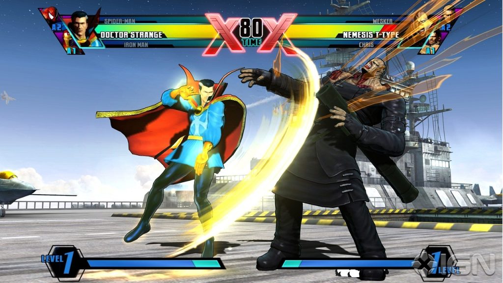 nemesis resident evil VS doctor Strange Les 50 personnages de Ultimate Marvel vs Capcom 3