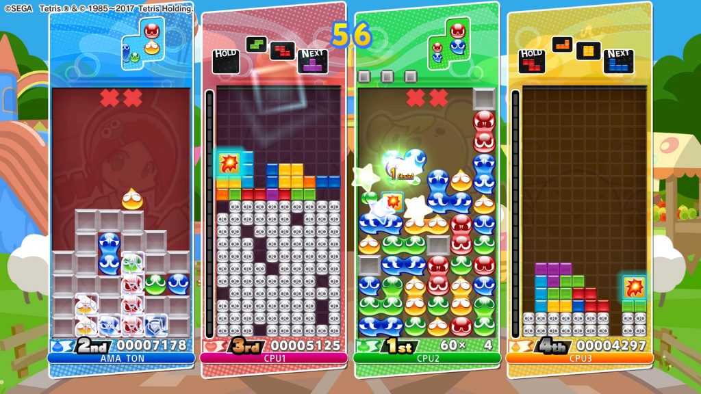Puyo Puyo Tetris ps4 switch