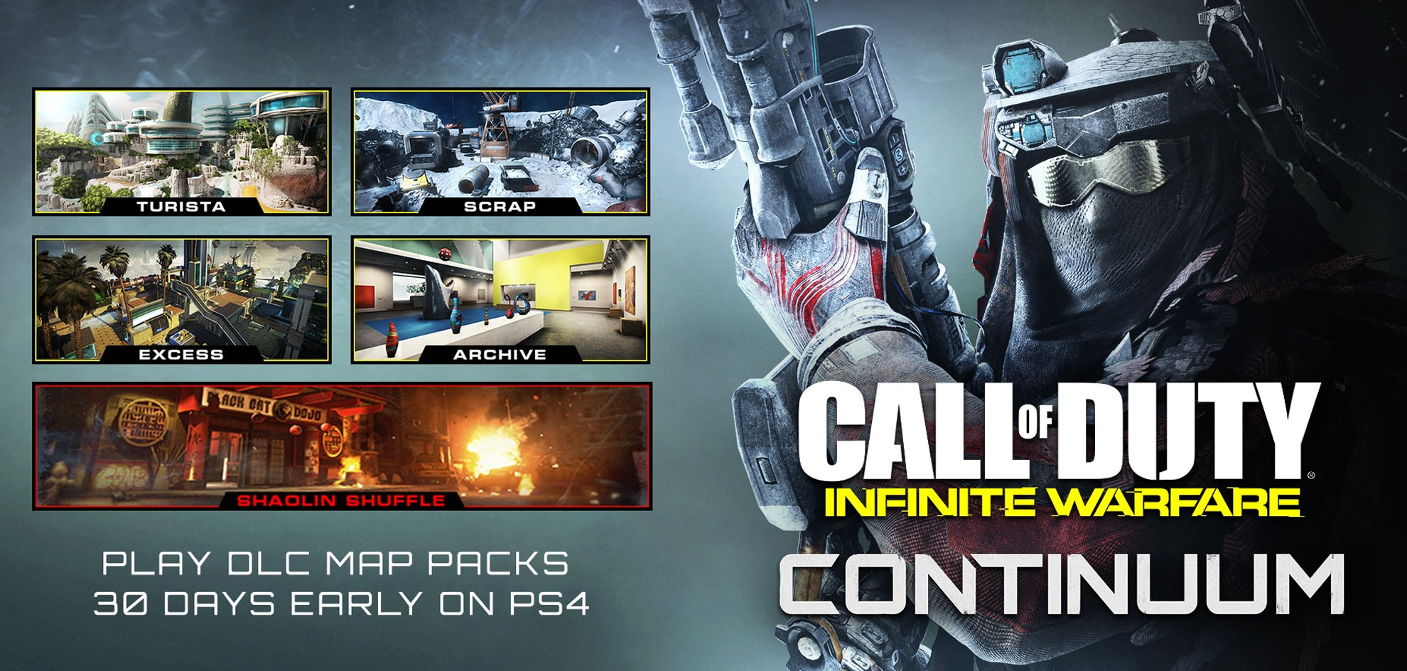 Lire la suite à propos de l’article Test continuum, le DLC 2 de COD Infinite Warfare avec des zombies ninjas et quatre cartes à l’ancienne