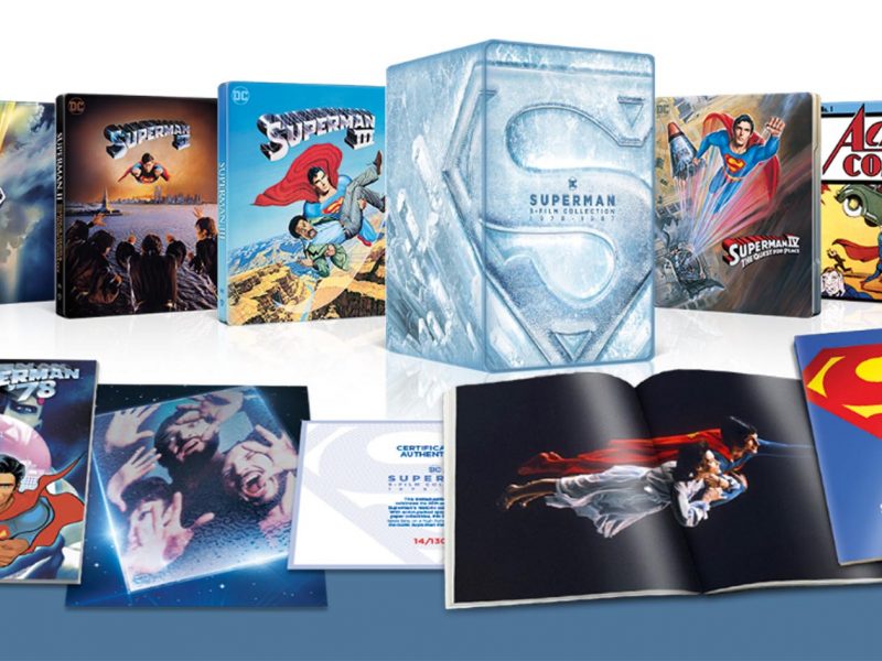 Redécouvrez les films de la saga mythique Superman pour la première fois en 4K UHD dans un coffret collector