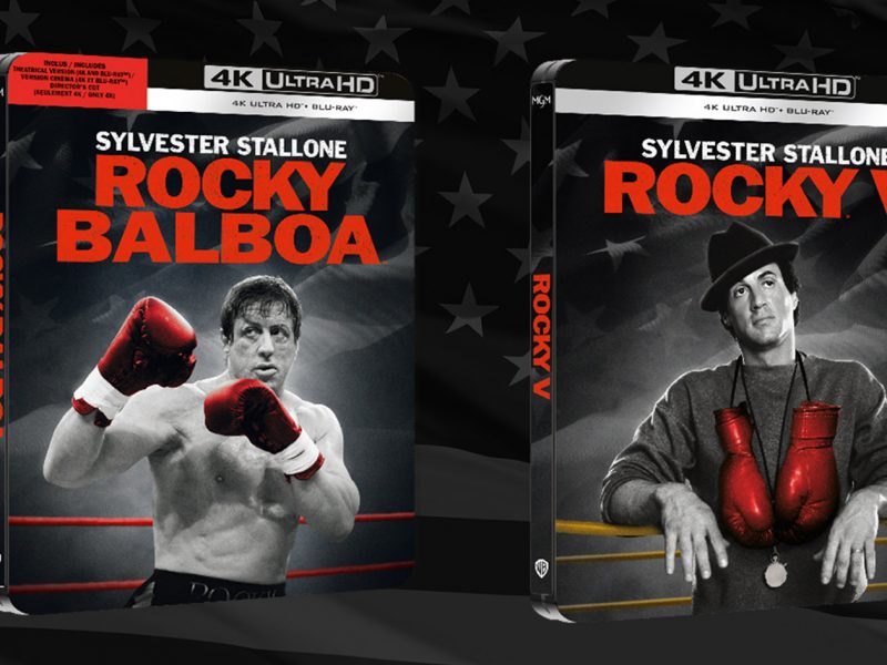 Rocky V et Rocky VI : Sylvester Stallone de retour sur le ring en Blu-Ray Steelbook 4K