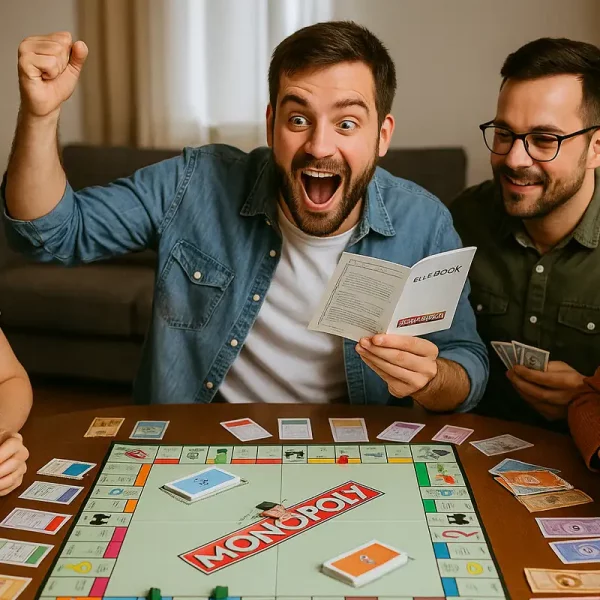 Partie de Monopoly entre amis