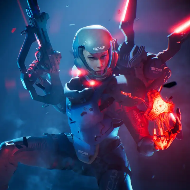 Lire la suite à propos de l’article Test Metal Eden – Un FPS futuriste aussi bref qu’intense