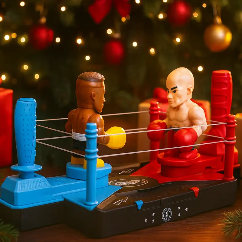 Lire la suite à propos de l’article Test Boxing Warriors Deluxe Arena : le duel interactif qui fait vibrer les enfants pour Noël 2025