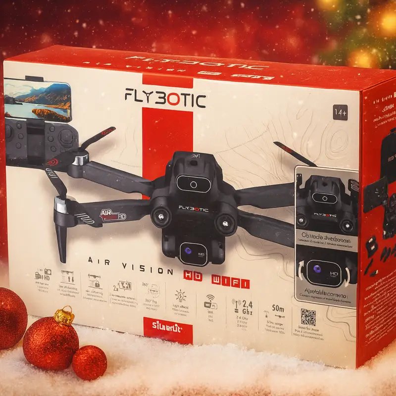 Lire la suite à propos de l’article Flybotic Drone Air Vision HD : notre test d’un premier drone ludique, et une idée cadeau de Noël qui fait mouche