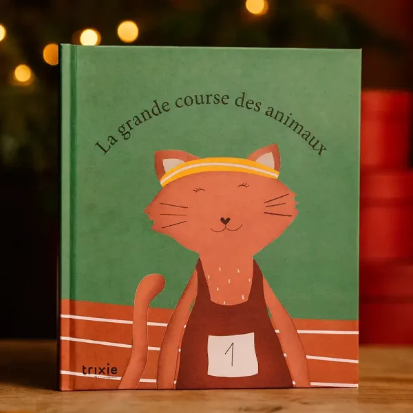 Test du livre La grande course des animaux : une histoire douce et colorée signée Trixie