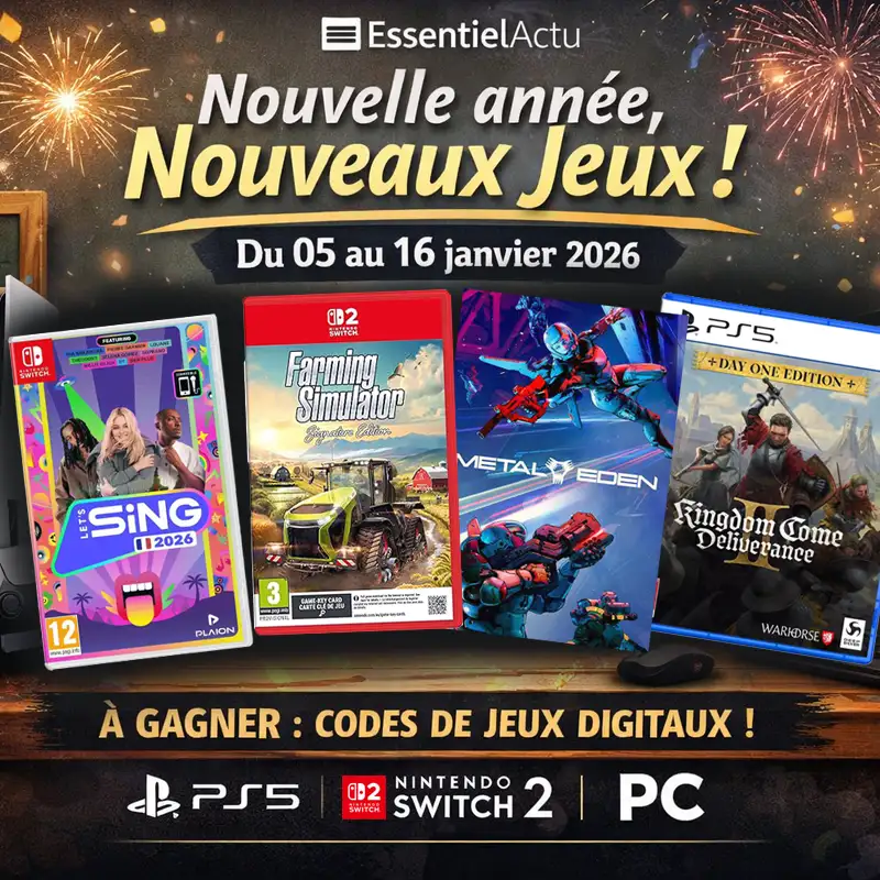 Lire la suite à propos de l’article Nouvelle année, nouveaux jeux : participez à notre jeu concours et gagnez des jeux vidéo en version digitale