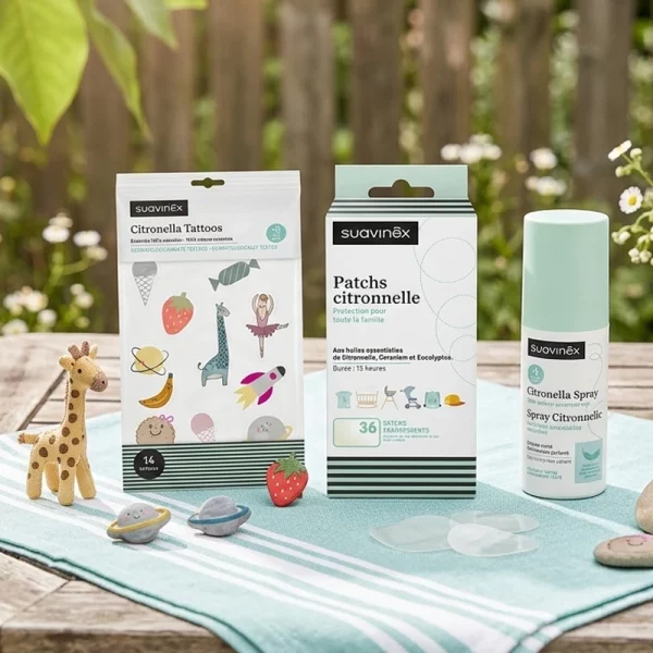 Anti-moustique pour enfants : focus sur la gamme naturelle à la citronnelle de Suavinex