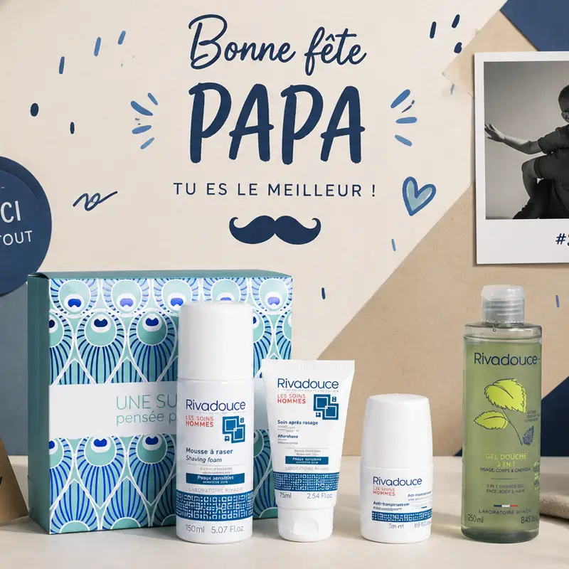 Lire la suite à propos de l’article Fête des pères 2026 : le coffret Rivadouce Homme, l&rsquo;idée cadeau pratique et made in France à moins de 20 €