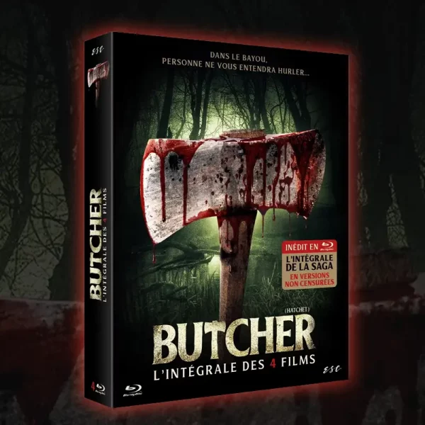 Coffret collector Butcher (Hatchet) : Victor Crowley au complet, versions non censurées
