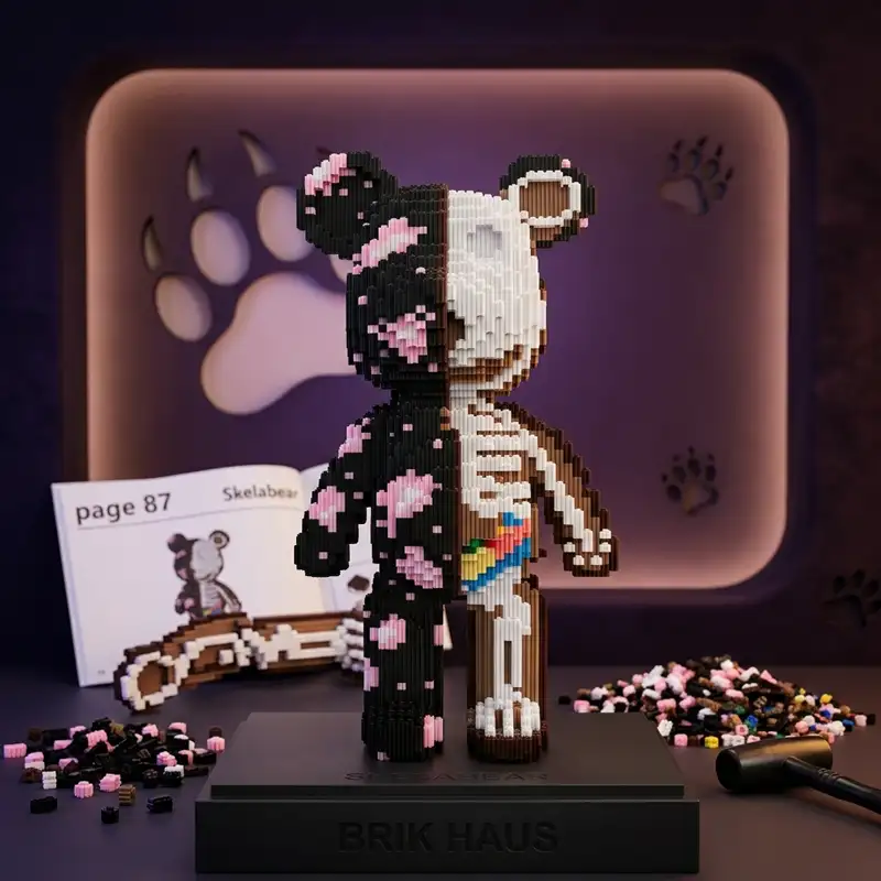Lire la suite à propos de l’article On a testé Brik Haus Skelabear (Silverlit) : Le jeu de construction anatomique parfait pour Halloween